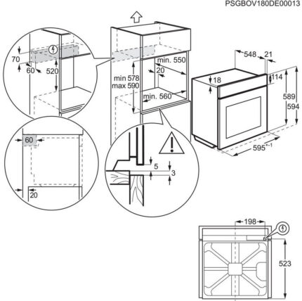 AEG OU5PB40ZSM Backofen